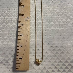 Brighton gold charm necklace with charms